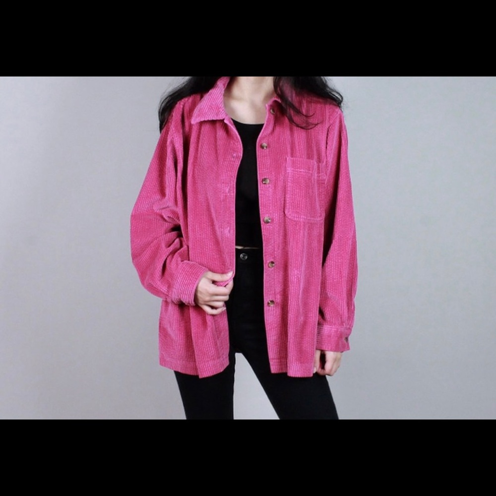 vintage L.L. bean corduroy button up shirt